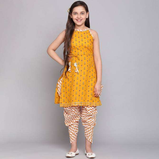 Aakruti 60 Girls Festive Wear  Kurti With Bottom Wholesale Kids Wear Catalog
